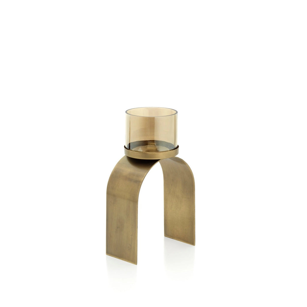 The Bow Glow T-Light Holder - Gold - SET/2